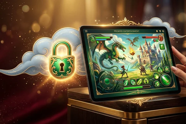 Interface de jogos online com o logotipo 'jogos friv poki' e elementos de jogos vibrantes