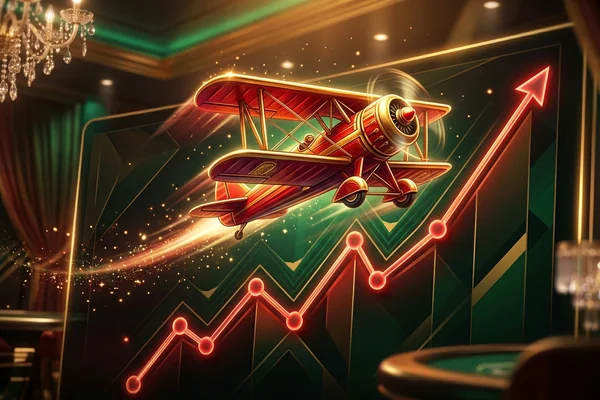 Jogo Aviator com avião subindo e multiplicadores