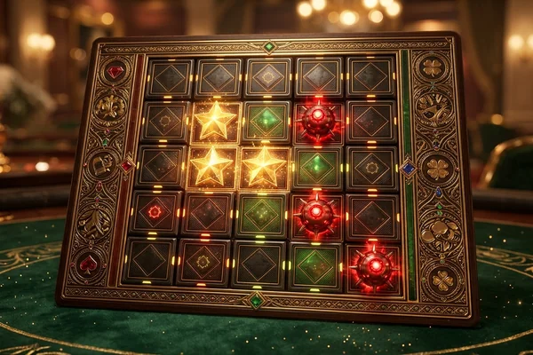 Jogo Mines com campo minado e estrelas